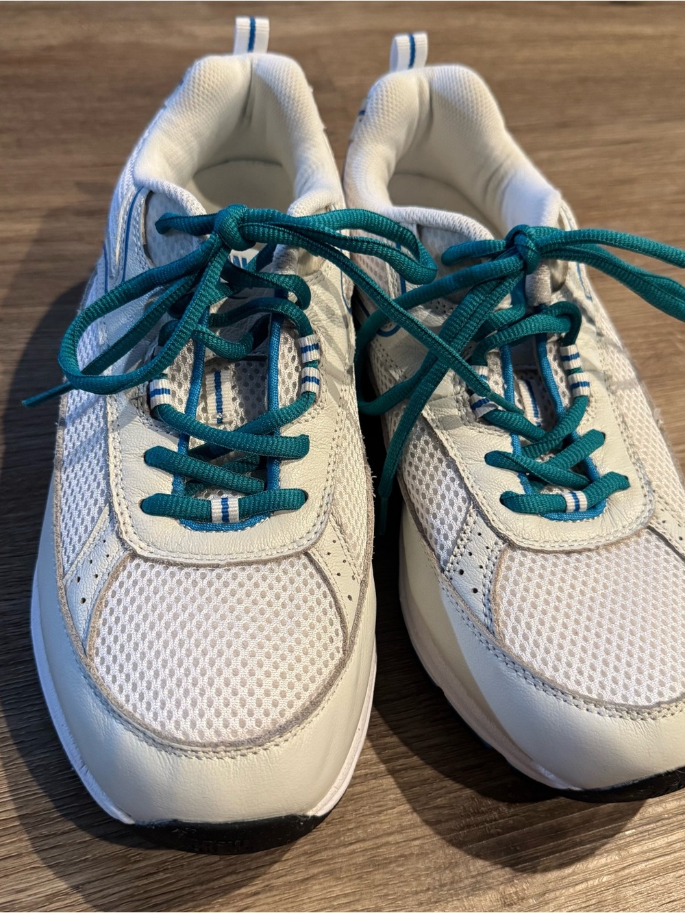 DREW White & Teal Athena Supportive Sneaker